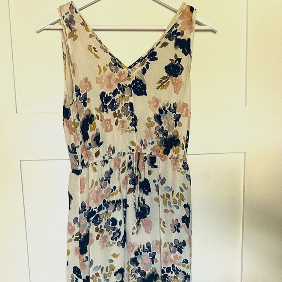 Lucky Brand | Chiffon Floral Sleeveless Maxi Dress - Picture 1 of 6